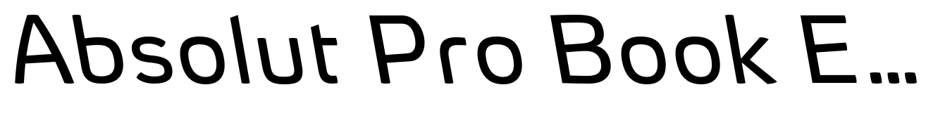 Absolut Pro Book Expanded Backslanted Italic